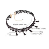 Black Lace Elegant Choker