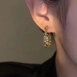 14K Gold-plated Niche Chain Earrings