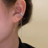 14K Gold-plated Double-Layer Ear Cuffs(1 Pair)