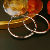 14K Gold-plated Hoop Earrings