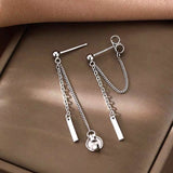 Sterling Silver Delicate Chain Earrings