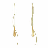 14K Gold-plated Threader Earrings