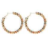 14K Gold-plated Hoop Earrings