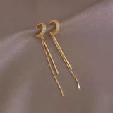 Niche Design Zircon Ear Bone Clips ( 1 Pair )