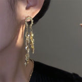 14K Gold-plated Wheat Tassel Earrings