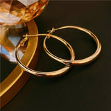 14K Gold-plated Hoop Earrings