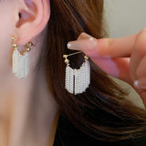 14K Gold-plated Short Tassel Earrings