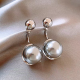 14K Gold-Plated Elegant Pearl Earrings