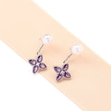 14K Gold-Plated Elegant clover Earrings