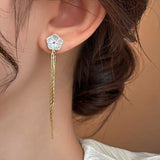 14K Gold-Plated Flower Earrings