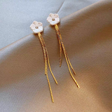 14K Gold-Plated Flower Earrings