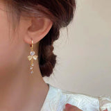 14K Gold-Plated Flower Earrings