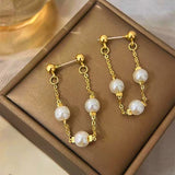 14K Gold-Plated Freshwater Pearl Earrings