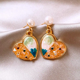 14K Gold-Plated Garden Pearl Earrings