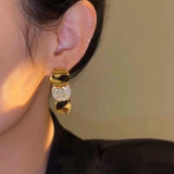 14K Gold-Plated Gold Disc Earrings