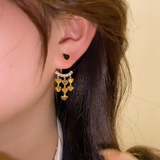 14K Gold-Plated Heart-Design Earrings