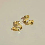 14K Gold-Plated Irregular Earrings