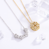 14K Gold Plated Lucky Clover Love Necklaces