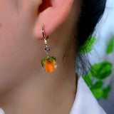 14K Gold-Plated Persimmon Earrings