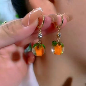 14K Gold-Plated Persimmon Earrings