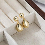 14K Gold-Plated Water Drop Earrings