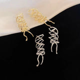 14K Gold-plated Bow Ear Cuffs(1 Pair)