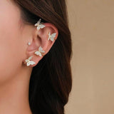 14K Gold-plated Butterfly Ear Cuffs (1PCS)