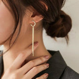 14K Gold-plated C-Shaped Earrings