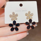 14K Gold-plated Flower Earrings