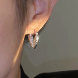 14K Gold-plated Heart-Design Earrings