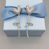 14K Gold-plated Heart-Design Earrings