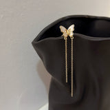 14K Gold-plated Luxury Butterfly Ear Cuffs (1 Pair)