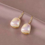 14K Gold-plated Luxury Pearl Earrings