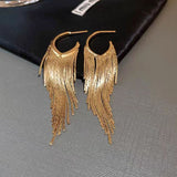 14K Gold-plated LuxuryTassel Earrings