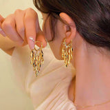 14K Gold-plated Niche Design Wheat Earrings