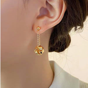 14K Gold-plated Tassel Earrings