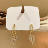 14K Gold-plated Wheat Earrings