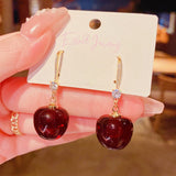 14K Gold-plated Cherry Earrings