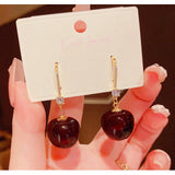 14K Gold-plated Cherry Earrings