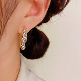 14K Gold-plated Dangle Earrings