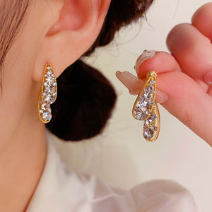 14K Gold-plated Dangle Earrings