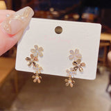 14K Gold-plated Flower Earrings