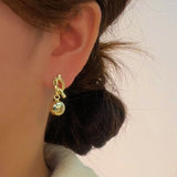 14K Gold-plated Gold Ball Earrings