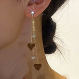 14K Gold-plated Love Heart Earrings