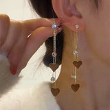 14K Gold-plated Love Heart Earrings