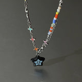 14K Gold Plated Star Beads Necklaces