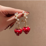 14K Gold-plated Strawberry Earrings