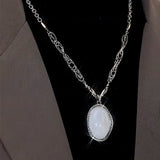 14K Gold Plated White Moonlight Necklaces