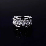 14K Gold Plated Zircon Adjustable Rings(2 Pcs)