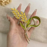 14K gold-plated wheat Hairpin